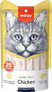 Wanpy Tavuk 25 * 14 gr Krema Kedi Ödülü