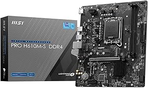 MSI MB PRO H610M-S DDR4 SOKET 1700 DDR4 3200(OC) HDMI M.2 USB3.2 1x 1G LAN mATX
