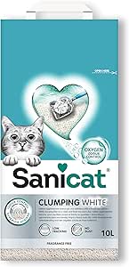 Sanicat Clumping White Topaklanan Kedi Kumu (Kokusuz) 10L