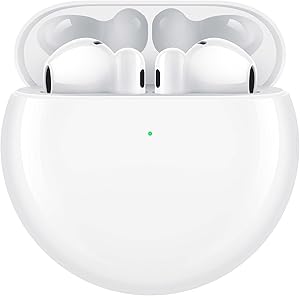 HUAWEI FreeBuds 4E, Hava Konforlu Kullanım, Yüksek Çözünürlüklü Ses, Kaydırma Kontrolleri, Akıllı Ses Bağlantısı, Kulak İçi Hafif Gürültü Engelleme, Seramik Beyazı