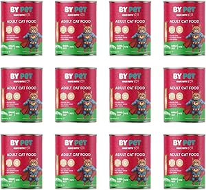 bypet Yetişkin Kediler İçin Dana Etli Konserve Yaş Mama 415 gr x 12 Adet