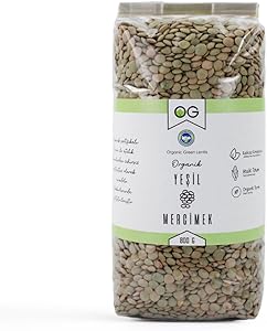 OG Organik Yeşil Mercimek 800 Gram