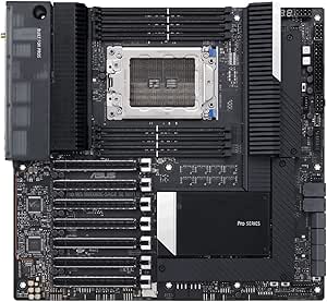 ASUS PRO WS WRX80E-SAGE SE WIFI II AMD WRX80 sWRX8 DDR4 4400 3x M2 USB3.2 WiFi 6E + BT 2 x 10Gbit LAN EATX 7 x PCIe 5.0 x16 Slot, 2048GB RAM Desteği, ASMB9-iKVM uzaktan yönetim