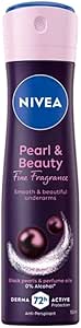 NIVEA Kadın Sprey Deodorant Pearl&Beauty Fine Fragrance,48 Saat Anti-perspirant Koruma 150ml