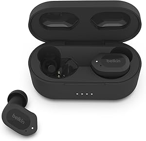 Belkin Soundform Play True Wireless Kulak İçi Kulaklık, Siyah
