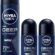 NIVEA Men Erkek Sprey Deodorant Deep Dimension 150 ml + NIVEA Men Erkek Roll On Deodorant Deep Dimension 50 mlX2