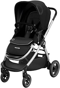Maxi-Cosi Adorra2 Çift Yönlü Seyahat Sistem Bebek Arabası, Essential Black