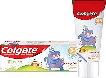 Colgate 3-5 Yaş Portakal Aromalı Florürsüz Çocuk Diş Macunu 60 ml