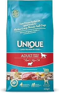 UNIQUE ADULT MEDIUM&LARGE WITH LAMB 12 KG