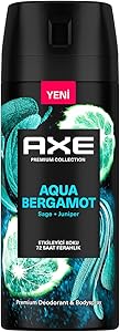 Axe Premium Collection Erkek Sprey Deodorant Aqua Bergamot 150 ml