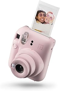 Instax Fujifilm Mini 12, Pembe, Kompakt