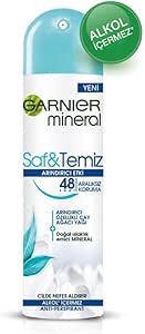 Garnier Mineral Saf & Temiz Deodorant 150 ml