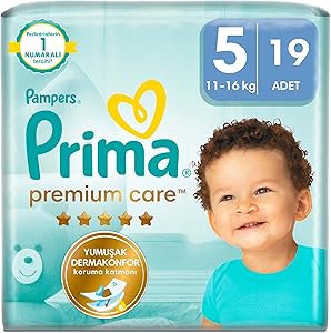 Prima Bebek Bezi Premium Care 5 Numara 19 Adet