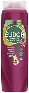 Elidor Doğanın Enerjisi Saç Bakım Şampuanı Avokado ve Üzüm Çekirdeği Yağı Güçlendirici & Parlaklık Kazandırıcı 500 ml