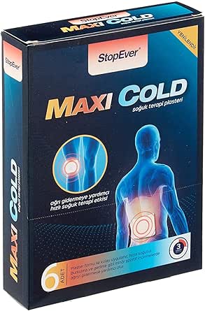 Stopever Maxi Cold Soğuk Terapi Plasteri (6 x 2 Adet)