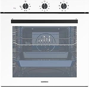 Luxell 88 Lt Süper Kristal Ankastre Siyah Fırın