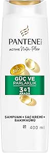 PANTENE Güç ve Parlaklık 3’ü 1 Arada Şampuan 400 ml