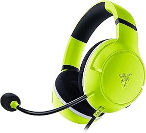Razer Kaira X – Xbox Series X|S için Kablolu Oyun Kulaklığı (TriForce 50mm Sürücü, HyperClear Kardioid Mikrofon, Dahili Kontroller, Platformlar Arası Uyumluluk) Yeşil