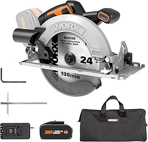 Worx WX520 20V 4.0Ah Li-on Kömürsüz Profesyonel Daire Testere