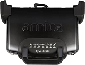 Arnica Ayvalık Stil GH26262 Tost Makinesi Siyah