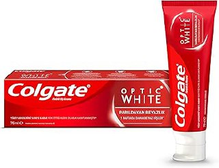 Colgate Optic White Parıldayan Beyazlık Beyazlatıcı Diş Macunu 75 ml