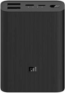 Xiaomi Mi 10000 mAh Ultra Compact Powerbank 3 Siyah