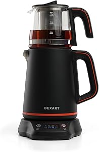 Dexart DX-1321-BL PerfectTea Dijital Çay Makinesi, Siyah