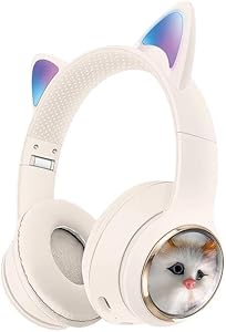 Sunix Wireless 5.3 Stereo Kedili Kulak Üstü Bluetooth Kulaklık Beyaz BLT-45