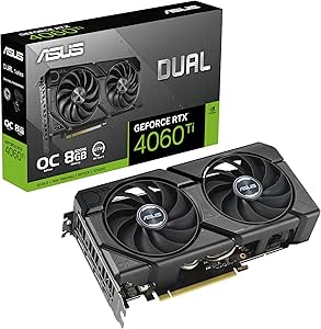 ASUS DUAL-RTX4060TI-O8G-EVO NVIDIA GeForce RTX 4060 TI-8G 8GB GDDR6 128bit 2595MHz OC HDMI 3xDP DLSS3 Ekran Kartı