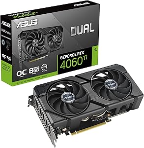 ASUS DUAL-RTX4060TI-O8G-EVO NVIDIA GeForce RTX 4060 TI-8G 8GB GDDR6 128bit 2595MHz OC HDMI 3xDP DLSS3 Ekran Kartı