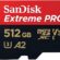 SanDisk 512 GB Extreme PRO microSDXC Kart + SD Adaptörü + RescuePRO Deluxe, 200 MB/sn’ye kadar, A2 Uygulama Performansı, UHS-I, Sınıf 10, U3, V30 ile