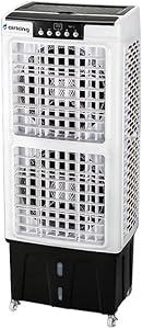 AIRKING Uzaktan Kumandalı Vantilatör, Climax G-2235 Double Air Cooler Çift Motor ve Pervane, 220W 35LT