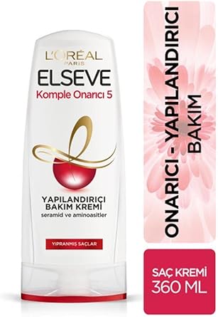 L’ORÉAL PARIS Elseve Komple Onarıcı 5 Yapılandırıcı Bakım Kremi 360 ml