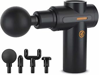 NPO NMJ17 4 Masaj Başlıklı 6 Seviyeli 3800RPM Titreşimli Type-C Şarjlı Taşınabilir Profesyonel Mini Masaj Tabancası