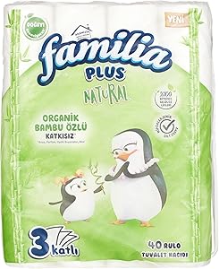 Familia Plus Natural 40’lı Paket Tuvalet Kağıdı