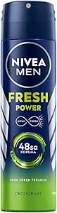 Nivea Fresh Power Sprey Deodorant Erkek, 150 ml