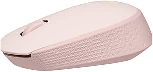 Logitech M171 Kablosuz Mouse, PC, Mac, Dizüstü Bilgisayar için, 2,4 GHz, USB Mini Alıcılı, Optik İzleme, 12 Aylık Pil Ömrü, Sağ ve Sol Elle Kullanıma Uygun, Pembe