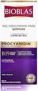 BIOBLAS Saç Dökülmesine ve Yağlanmaya Karşı Şampuan (Procyanidin) (360 ml)
