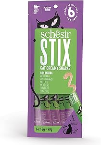 Schesir Stix Ördekli Krema Ödül Maması 6x15g