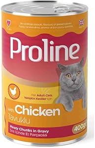 Proline Tavuklu Sos İçinde Gravy Yetişkin Kedi Konservesi 400 Gr