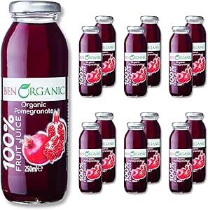 BenOrganic Nar Suyu 250 ml Cam Şişe