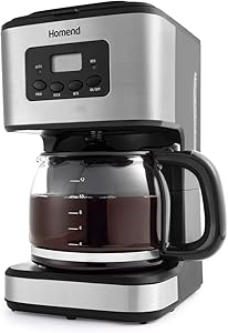 HOMEND 5006COFFEEBREAK Filtre Kahve Makinesi, Inox-siyah