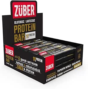 Züber Kakaolu Protein Barı 40 Gr x 12 Adet