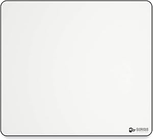 Glorious PC Gaming Race Dikişli Kenar 3mm Uzatılmış Mousepad 46 x 41 cm Beyaz