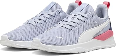PUMA Anzarun Lite Jr Erkek/Unisex Spor Ayakkabı, Cool Weather-PUMA White-Blue Crystal, 38 EU