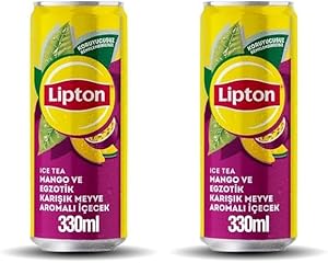 Lipton Ice Tea Mango Ve Egzotik Meyveler İçecek 330 ml 2li paket