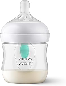 Philips Avent Doğal Tepkili Airfree Valfli Biberon 125 ml, 0 ay+ / SCY670/01