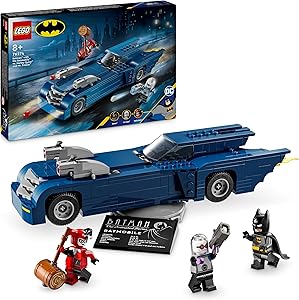 LEGO DC Batman: Batmobile ile Batman, Harley Quinn ve Mr. Freeze’e Karşı 76274-8 Yaş ve Üzeri Süper Kahraman Sevenler için İnşa Edilebilen Yaratıcı Oyuncak Yapım Seti (435 Parça)