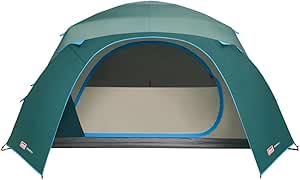 Coleman Skydome Deluxe Hızlı Kurulum 8 Kişilik Kamp Çadırı.%90 Oranında Güneş Işığından Korur