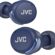 JVC HA-Z330T-A – Kompakt Gerçek Kablosuz Kulaklık, Aktif Gürültü Önleme, Düşük Ağırlık, Şık Tasarım, BT 5.2, Su Geçirmez (IPX4), 21 Saat Çalma Süresi, Oyunlar için Düşük Gecikme Modu, (Mavi)